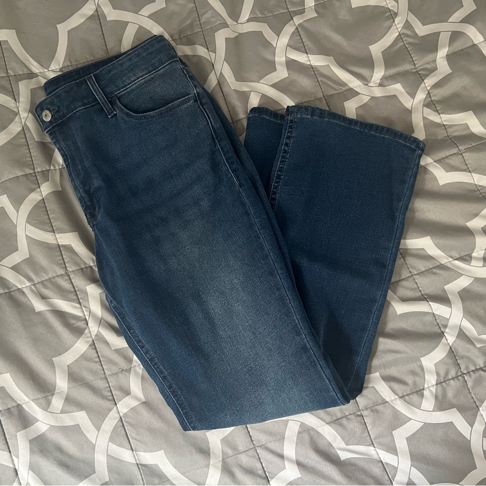 Old Navy Dark Blue Straight Leg Women's Jeans